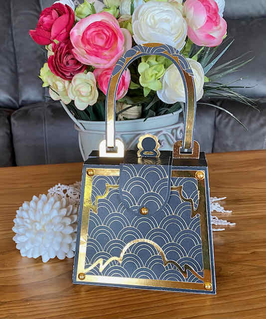 Gold Evening Bag Gift Box