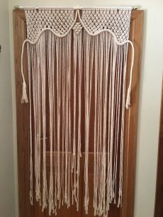 Macrame Dual Rope Curtain