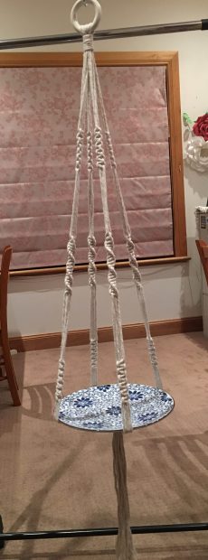 Macrame Plate or Pot Hanger