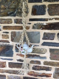 Macrame Jute Teapot/Plant Hanger (OD4)