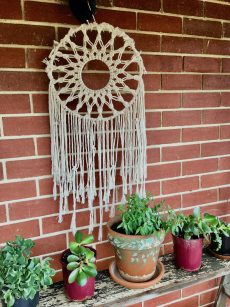 Macrame Circular Wall Hanging (WH11)