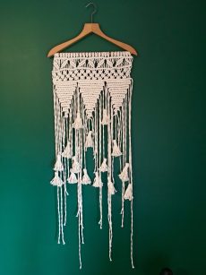 Tasselled Macrame Wall Hanging WH7