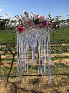 Macrame 6 Diamond Wall Hanging (WH9)