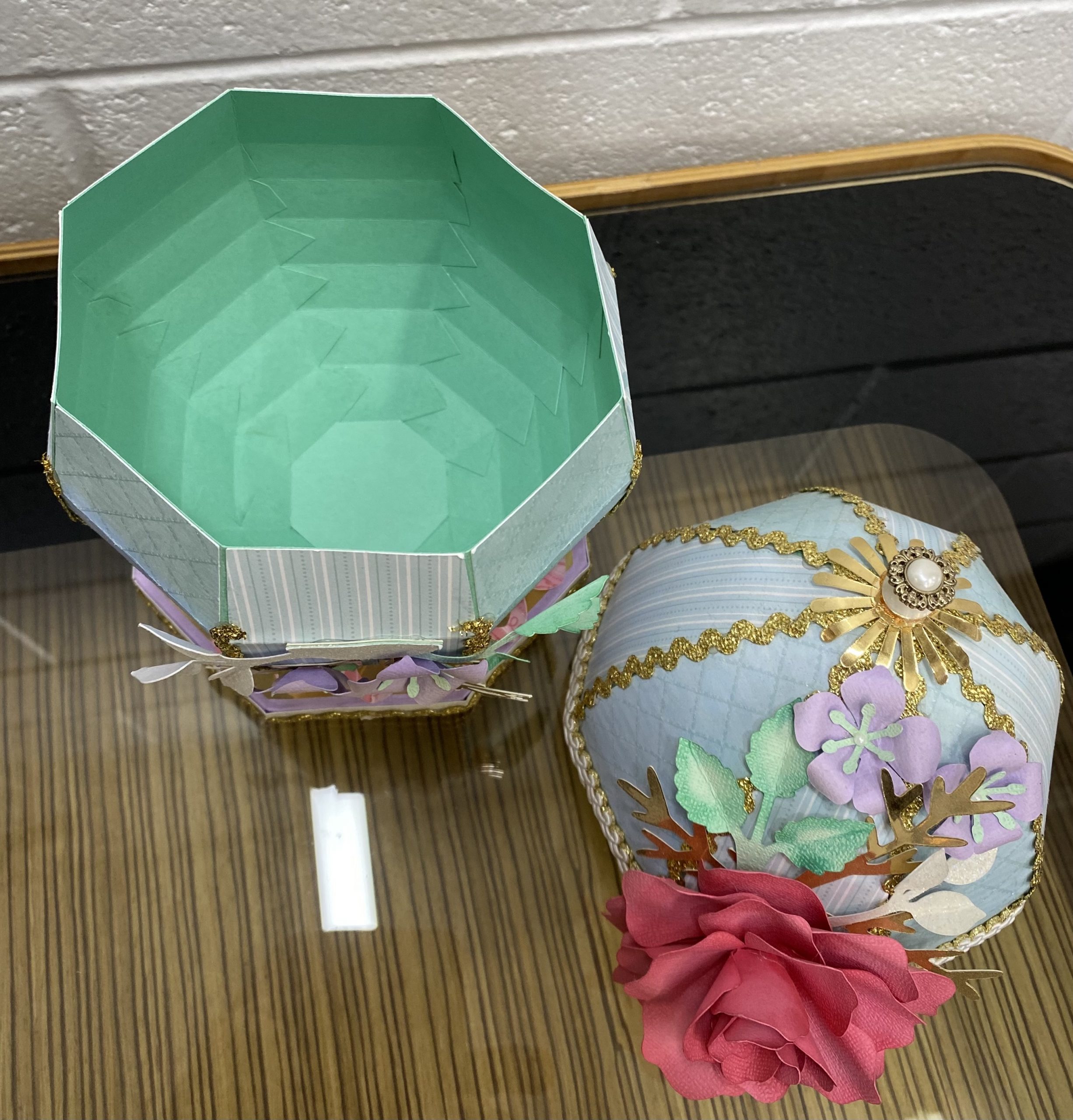 Faberge Egg Gift Box Inside