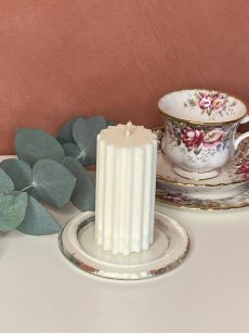 Round Corrugated Soy Candle